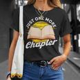 Just One More Chapter Book Reading Bookworm T-Shirt Gifts for Her
