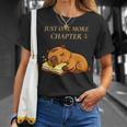 Just One More Chapter Capybara With Book T-Shirt Gifts for Her Just One More Chapter Capybara With Book T-Shirt Gifts for Her