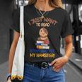 I Just Want To Read Books And Pet My Hamster T-Shirt Gifts for Her
