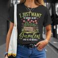 I Just Want To Work In My Garden And Read Books Gardening T-Shirt Gifts for Her I Just Want To Work In My Garden And Read Books Gardening T-Shirt Gifts for Her