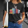 Kawaii Cat Book Ends Library Decor Librarian T-Shirt Gifts for Her Kawaii Cat Book Ends Library Decor Librarian T-Shirt Gifts for Her
