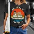 Kids Preschool Graduate Sloth Graduation Cap Sleeping On Books T-Shirt Gifts for Her Kids Preschool Graduate Sloth Graduation Cap Sleeping On Books T-Shirt Gifts for Her