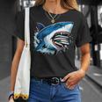 Kids Shark With School Books Back To School Shark Lovers T-Shirt Gifts for Her Kids Shark With School Books Back To School Shark Lovers T-Shirt Gifts for Her