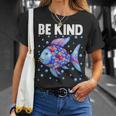 Be Kind Rainbow Scale Fish Teacher Reading Book Toddler T-Shirt Gifts for Her
