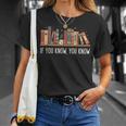 If You Know You Know Six Seven Book Christmas T-Shirt Gifts for Her
