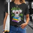 Koala Bear Librarian Reading Books Koala T-Shirt Gifts for Her