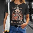 Late Night Readers Club Skeleton Book Lover T-Shirt Gifts for Her Late Night Readers Club Skeleton Book Lover T-Shirt Gifts for Her
