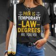 Law School Graduation Decoration Books Law Students T-Shirt Gifts for Her