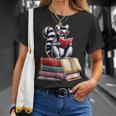 Lemur Reading Books Matching Bookworm Readers Librarian T-Shirt Gifts for Her Lemur Reading Books Matching Bookworm Readers Librarian T-Shirt Gifts for Her