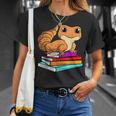 Leopard Gecko With Book Lizard Reptile Lover T-Shirt Gifts for Her Leopard Gecko With Book Lizard Reptile Lover T-Shirt Gifts for Her