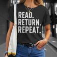 Librarian Art For Men Women School Library Book Lovers T-Shirt Gifts for Her