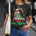 Librarian Booked Up For The Holidays Books Christmas Tree T-Shirt Gifts for Her Librarian Booked Up For The Holidays Books Christmas Tree T-Shirt Gifts for Her