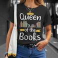 Librarian Queen Of The Books Book Reading Library T-Shirt Gifts for Her Librarian Queen Of The Books Book Reading Library T-Shirt Gifts for Her