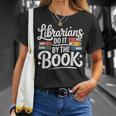 Librarians Do It By The Book Librarian T-Shirt Gifts for Her Librarians Do It By The Book Librarian T-Shirt Gifts for Her