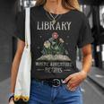 Library Where Adventure Begins Books Librarian Lover T-Shirt Gifts for Her Library Where Adventure Begins Books Librarian Lover T-Shirt Gifts for Her