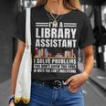Library Assistant Books Librarian Associate Curator Keeper T-Shirt Gifts for Her Library Assistant Books Librarian Associate Curator Keeper T-Shirt Gifts for Her