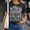 Library Assistant Librarian Associate Keeper Book Lover T-Shirt Gifts for Her Library Assistant Librarian Associate Keeper Book Lover T-Shirt Gifts for Her