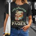 Life Is Better After A Few Pages Book Lover Reading Quote T-Shirt Gifts for Her Life Is Better After A Few Pages Book Lover Reading Quote T-Shirt Gifts for Her