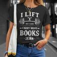 I Lift So I Can Carry More Books Reading Workout Gym T-Shirt Gifts for Her I Lift So I Can Carry More Books Reading Workout Gym T-Shirt Gifts for Her