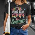 Most Likely To Read Books All Summer Break Beach Readers T-Shirt Gifts for Her Most Likely To Read Books All Summer Break Beach Readers T-Shirt Gifts for Her