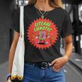 Literal Lunatic Book Lovers Library Readers & Teachers T-Shirt Gifts for Her