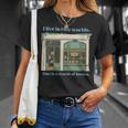 I Live In Two Worlds One Is A World Of Books T-Shirt Gifts for Her