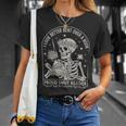 I Look Better Bent Over A Book Shirts Reader Skeleton Mom T-Shirt Gifts for Her