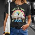 Take A Look Its In Book Books Lover Librarian Bookworm T-Shirt Gifts for Her
