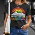 Take A Look It's In A Book Reading Retro Rainbow Vintage T-Shirt Gifts for Her Take A Look It's In A Book Reading Retro Rainbow Vintage T-Shirt Gifts for Her