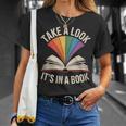 Take A Look Its In A Book Reading T-Shirt Gifts for Her
