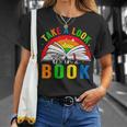 Take A Look It's In A Book Retro Groovy Reading Books Lovers T-Shirt Gifts for Her Take A Look It's In A Book Retro Groovy Reading Books Lovers T-Shirt Gifts for Her