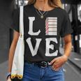 Love Books Stack Literature Reading Themed Pictograph T-Shirt Gifts for Her Love Books Stack Literature Reading Themed Pictograph T-Shirt Gifts for Her