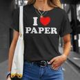 I Love Paper Page Book Drawing Handmade Art Craft News T-Shirt Gifts for Her I Love Paper Page Book Drawing Handmade Art Craft News T-Shirt Gifts for Her