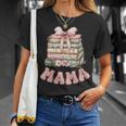 Mama Book First Chapter Birthday Family Matching Party T-Shirt Gifts for Her