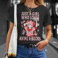Manga Anime Stuff Just A Girl Who Loves Anime And Books T-Shirt Gifts for Her Manga Anime Stuff Just A Girl Who Loves Anime And Books T-Shirt Gifts for Her