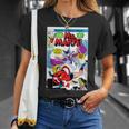 Marvel X-Men Ms Marvel Vs Death-Bird Comic Book Cover T-Shirt Gifts for Her Marvel X-Men Ms Marvel Vs Death-Bird Comic Book Cover T-Shirt Gifts for Her
