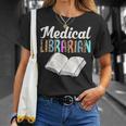 Medical Librarian Leopard Print Library Book Graphic T-Shirt Gifts for Her Medical Librarian Leopard Print Library Book Graphic T-Shirt Gifts for Her