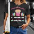 Monkeys And Books Saying With Book And Monkey T-Shirt Gifts for Her Monkeys And Books Saying With Book And Monkey T-Shirt Gifts for Her
