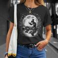 Mouse Reading Book Full Moon Lake Scenery T-Shirt Gifts for Her Mouse Reading Book Full Moon Lake Scenery T-Shirt Gifts for Her
