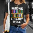 National Library Week 2021 Book Lover Reader Librarian T-Shirt Gifts for Her National Library Week 2021 Book Lover Reader Librarian T-Shirt Gifts for Her