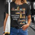 National Library Week Book Reading Library Day Librarian T-Shirt Gifts for Her
