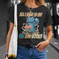 All I Need Is My Cat And Books Cute Cat T-Shirt Gifts for Her