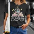 A New Chapter Begins Book Floral Bloom T-Shirt Gifts for Her A New Chapter Begins Book Floral Bloom T-Shirt Gifts for Her