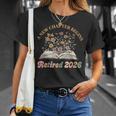 A New Chapter Begins Retirement Floral Book Retired 2026 T-Shirt Gifts for Her A New Chapter Begins Retirement Floral Book Retired 2026 T-Shirt Gifts for Her