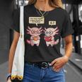 How Many Nights Reading Axolotl Book Lover Cat Reader T-Shirt Gifts for Her