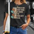 No Thing As Books You Shouldn't Read Banned Books Reader T-Shirt Gifts for Her
