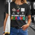 Nothing Beats Reading Rock Paper Scissors For Book Lover T-Shirt Gifts for Her