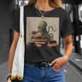Octopus Reads a Book Book Lovers T-Shirt Gifts for Her