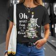 Oh What Fun It Is To Read Librarian Christmas Book Lover T-Shirt Gifts for Her