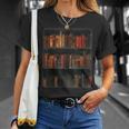 Old Books On Vintage Bookshelves Dark Academia Aesthetic T-Shirt Gifts for Her Old Books On Vintage Bookshelves Dark Academia Aesthetic T-Shirt Gifts for Her